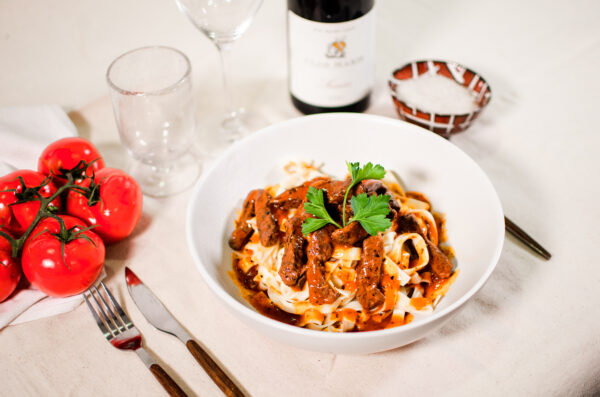 Wok Ail des ours et Tagliatelles des Pâtes Fraîches
