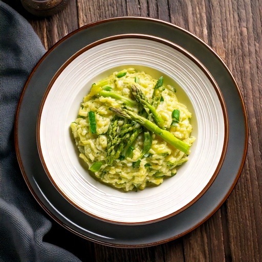 Risotto aux asperges et parmesan