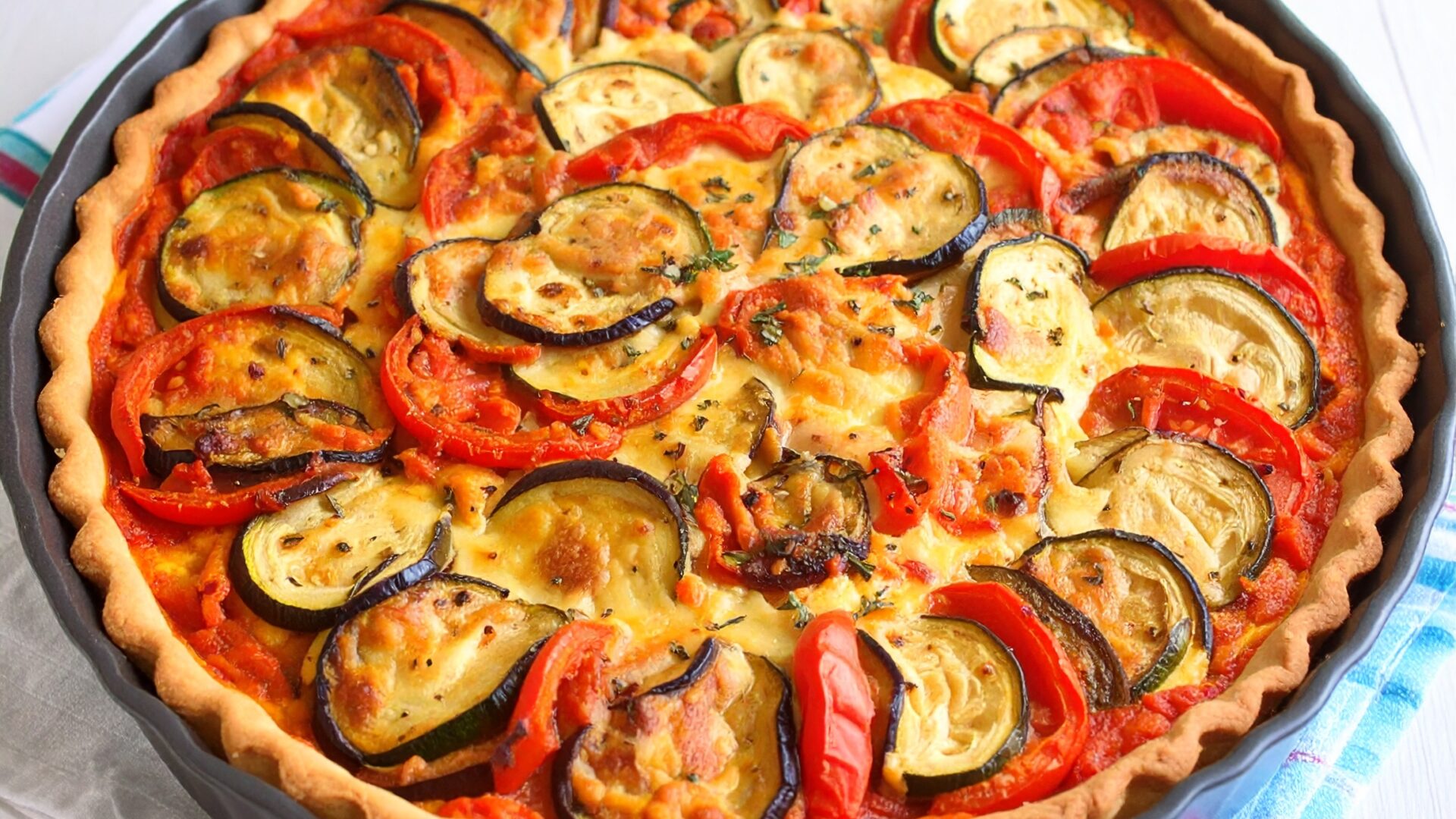 Tarte aux légumes du soleil