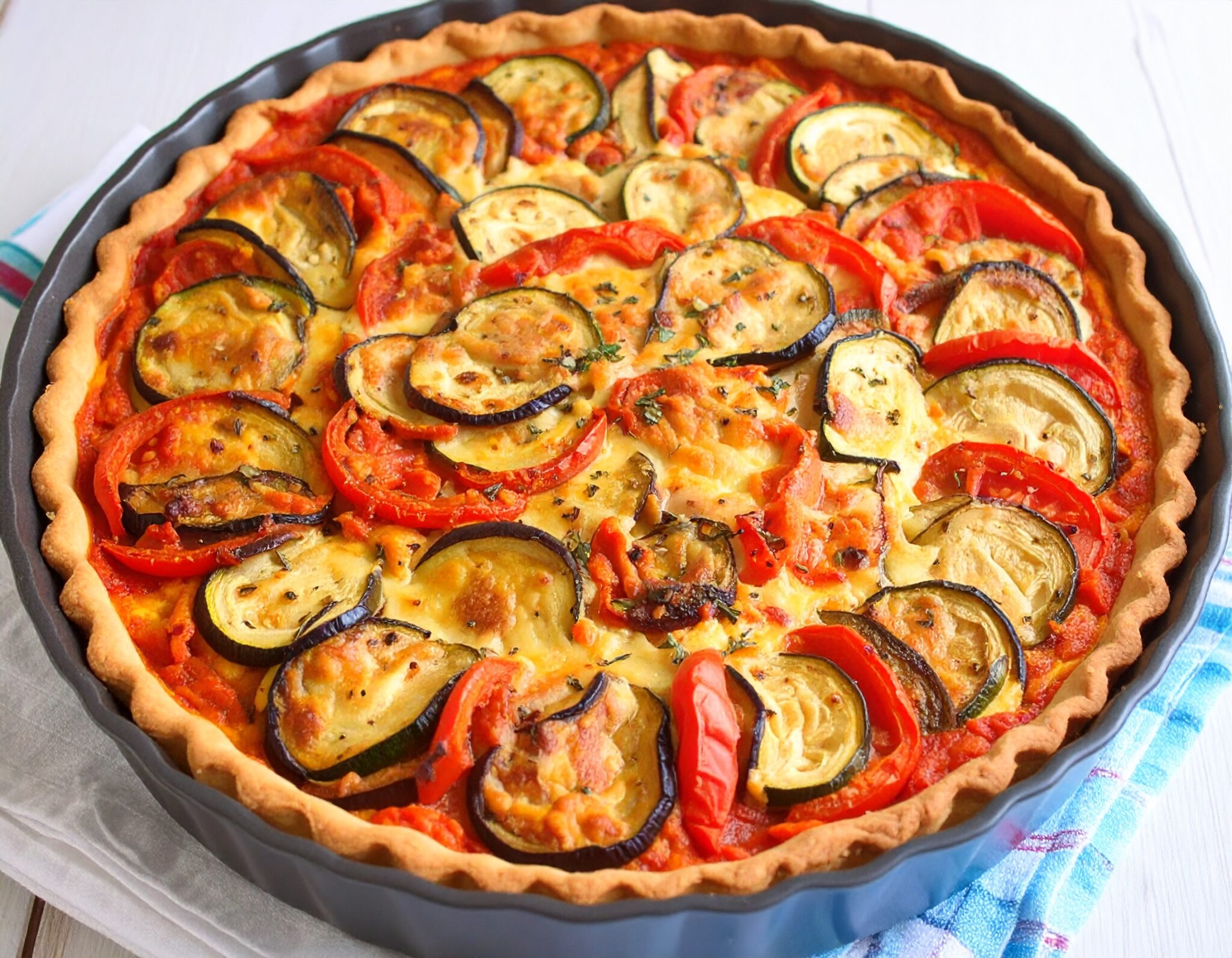 Tarte aux légumes du soleil