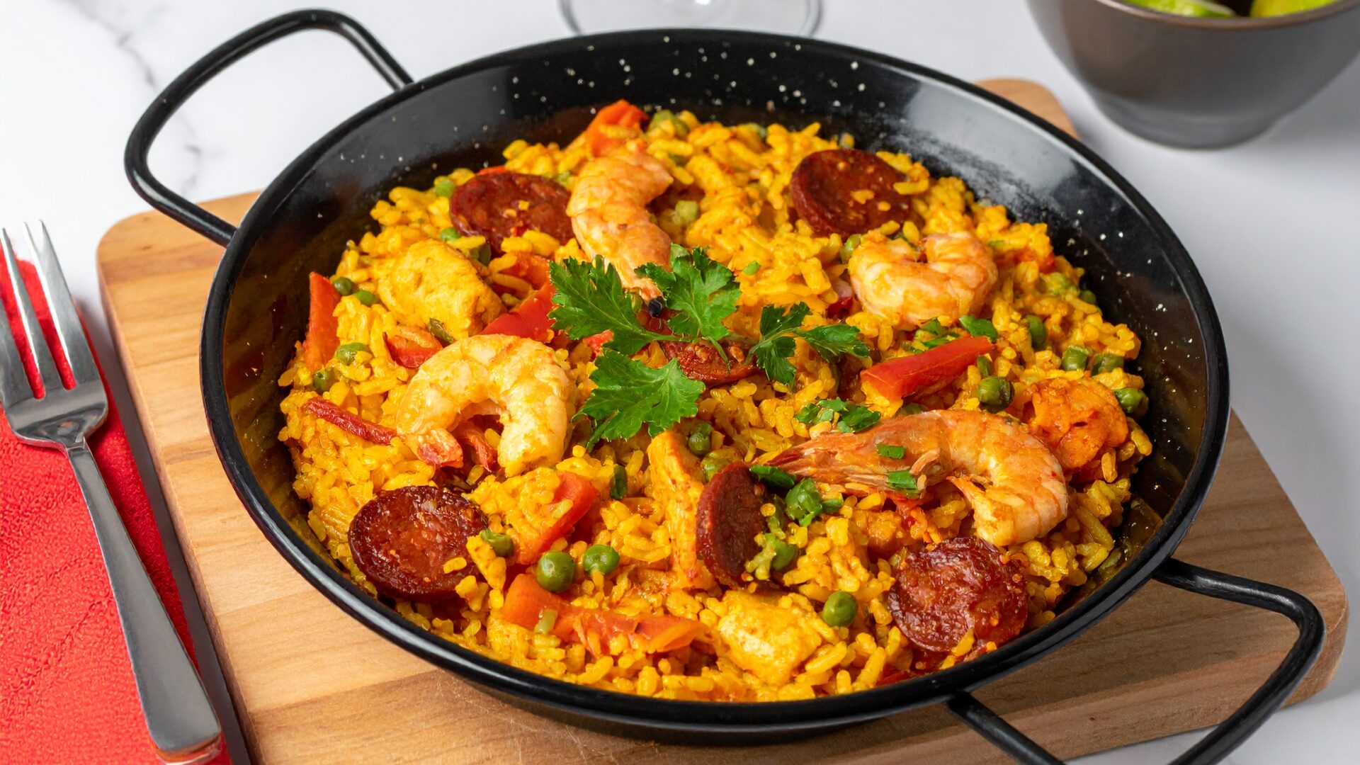 Paella Terre et Mer