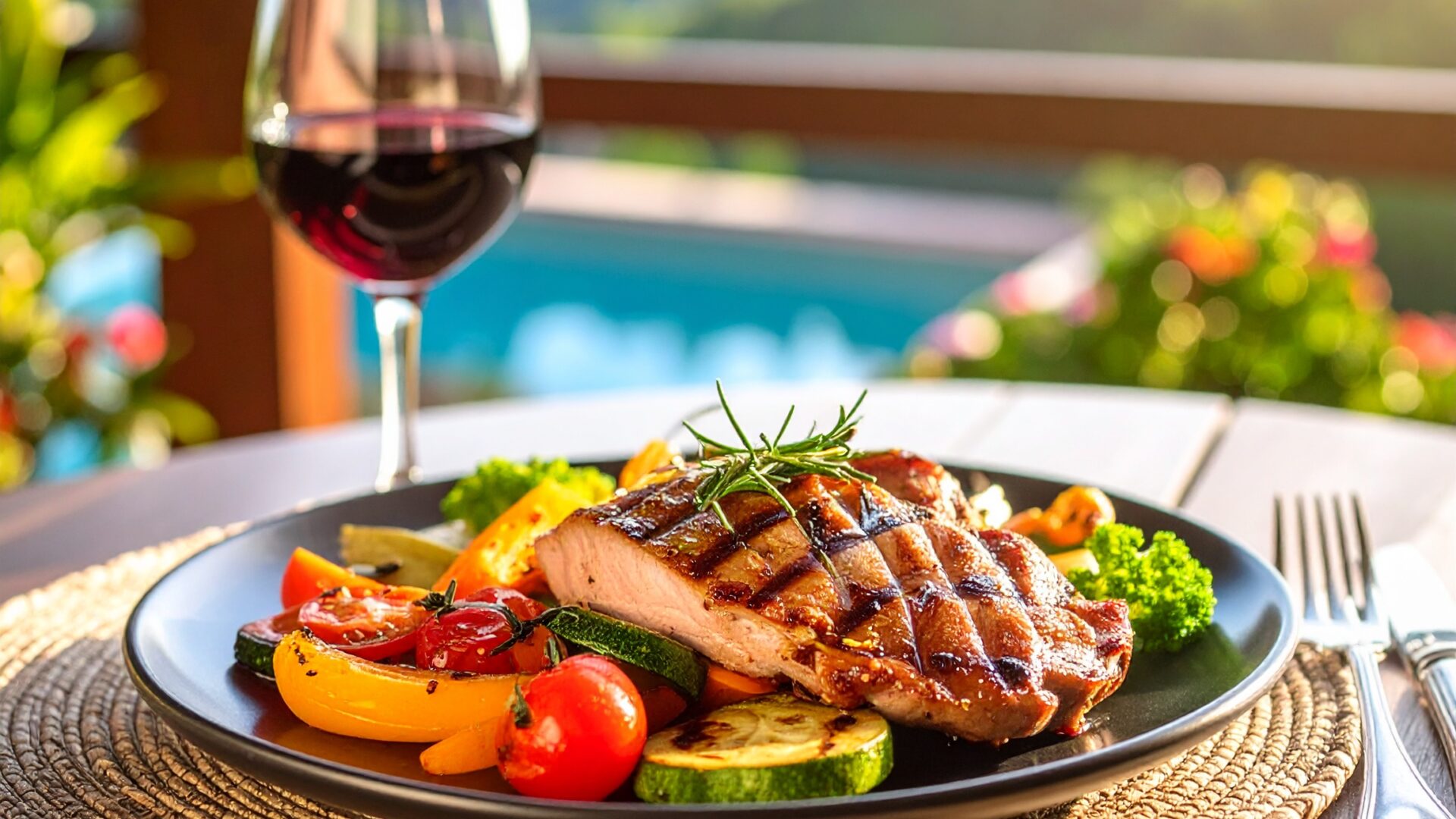 Magret de canard et poêlée de légumes