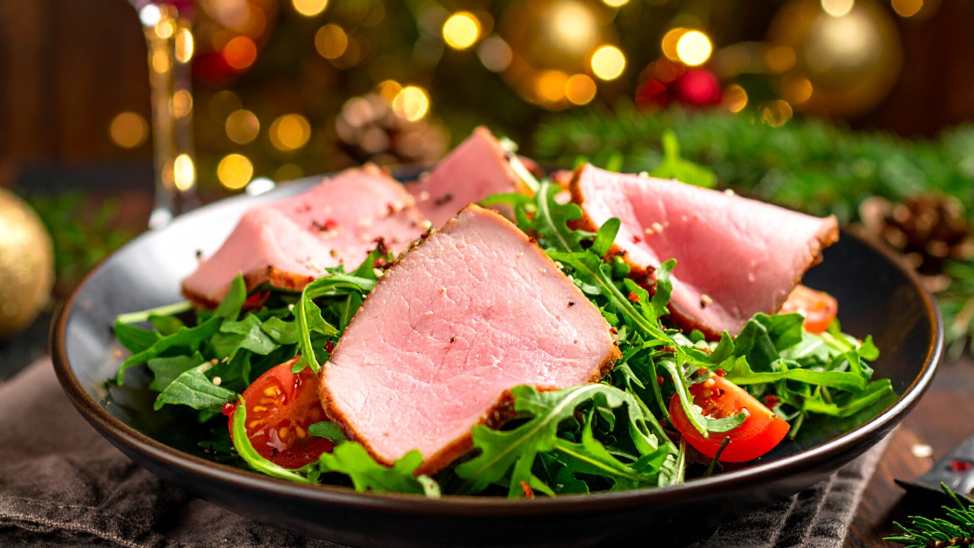 Salade tiède magret et mesclun