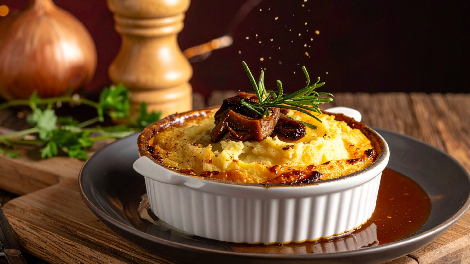 Parmentier de confit de canard
