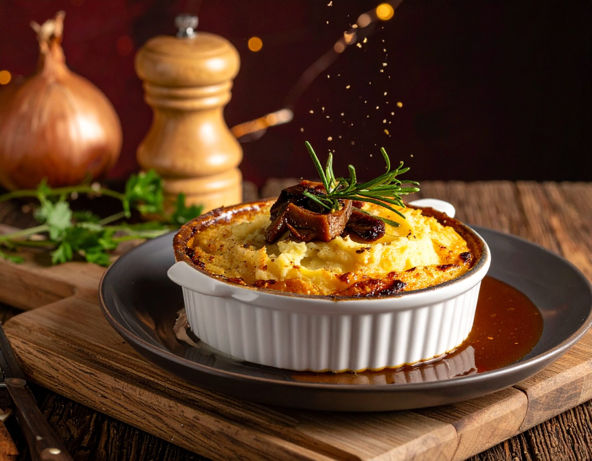 Parmentier de confit de canard