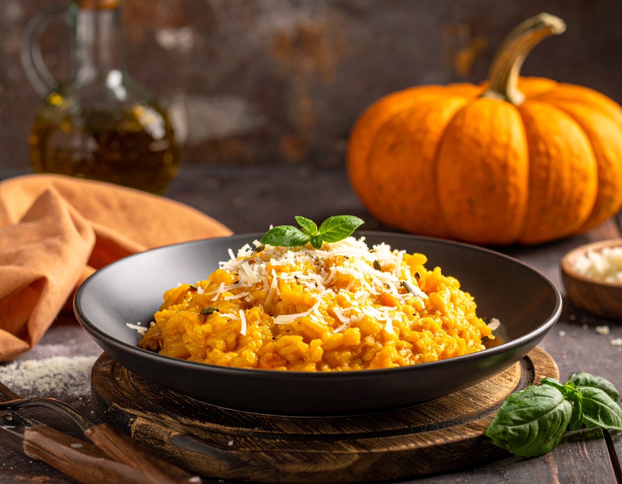 Risotto potiron et parmesan